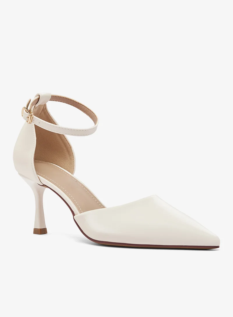 ELLA Classic Mid Heel Pumps With Strap